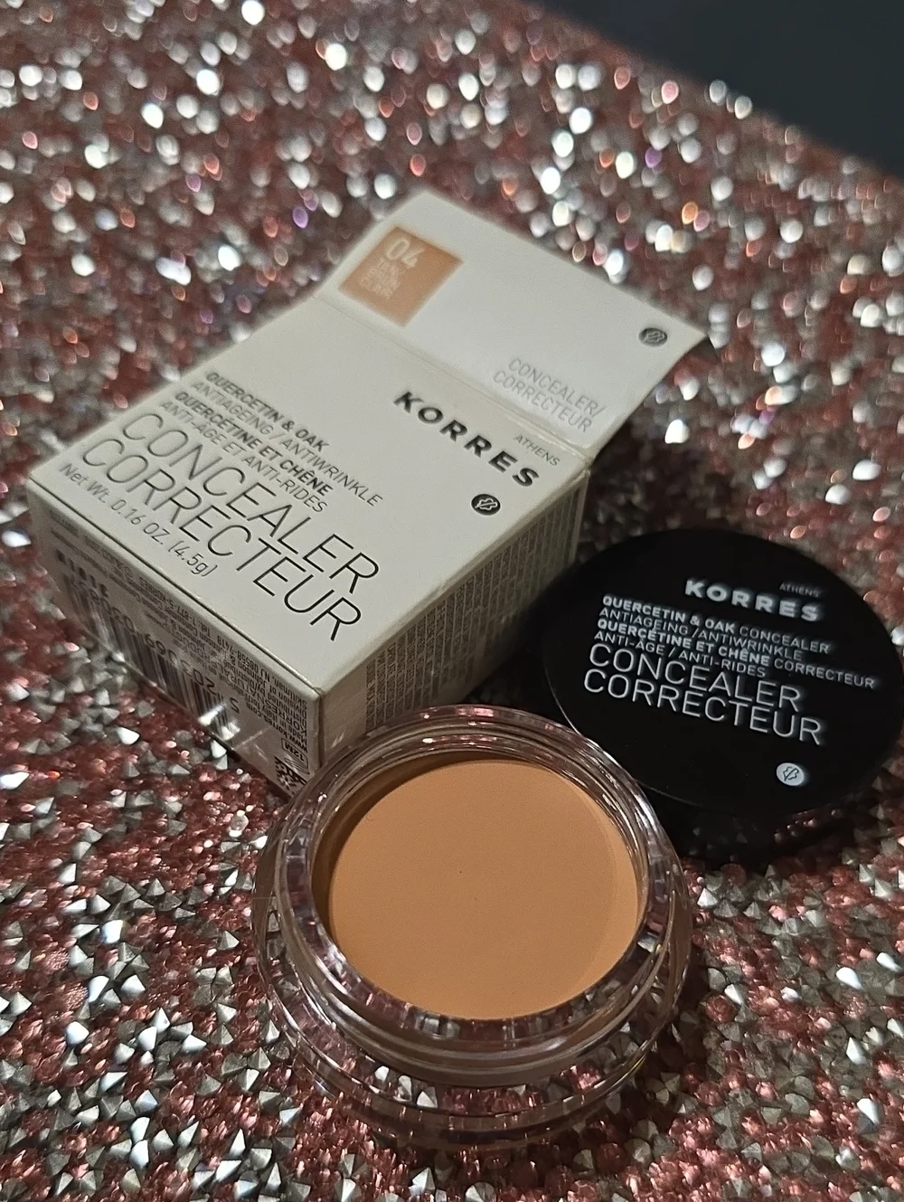❇️🧚‍♀️04 TAN Korres Quercetin & Oak Anti-aging Anti-Wrinkle Concealer NWT